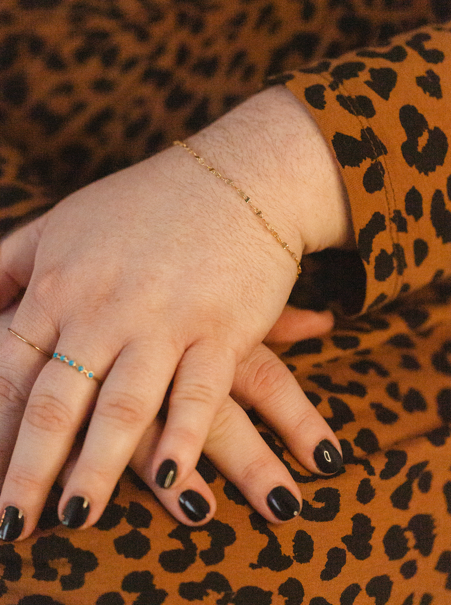 5 Stone Turquoise Ring