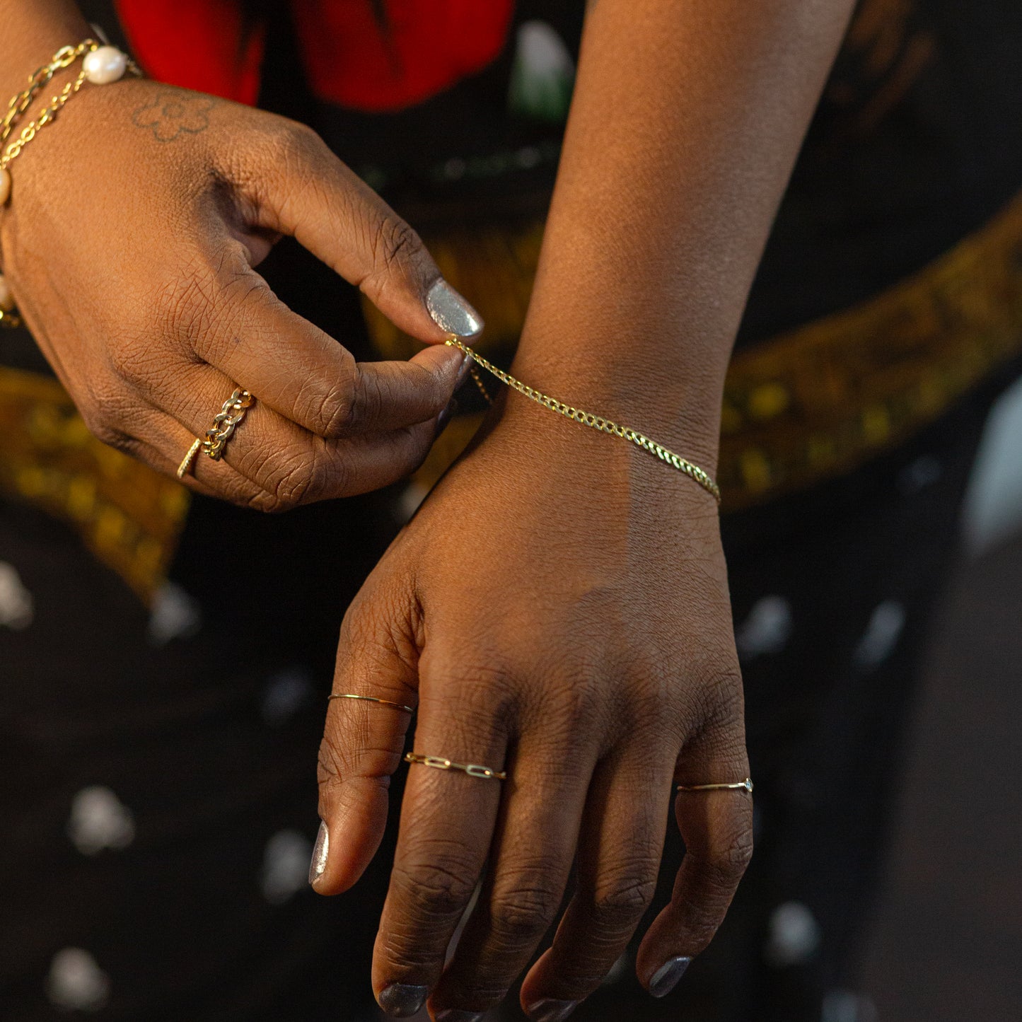 Cutie Cuban Curb Chain Bracelet