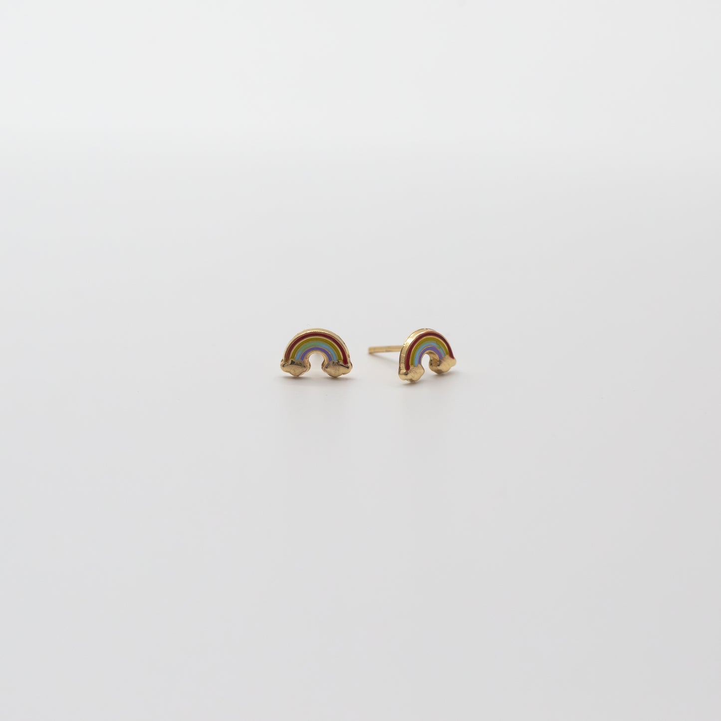 Rainbow Enamel Studs