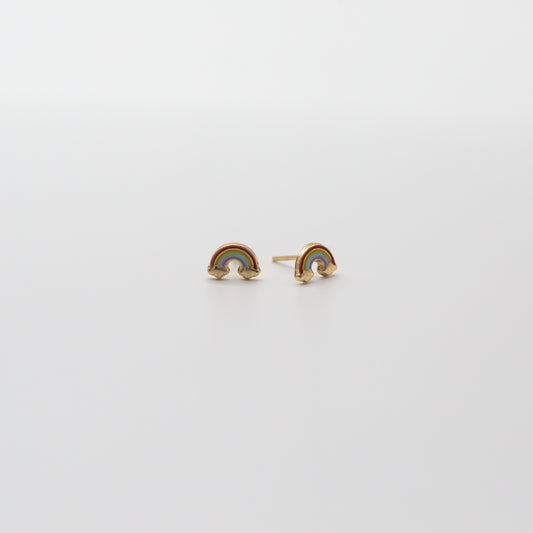 Rainbow Enamel Studs