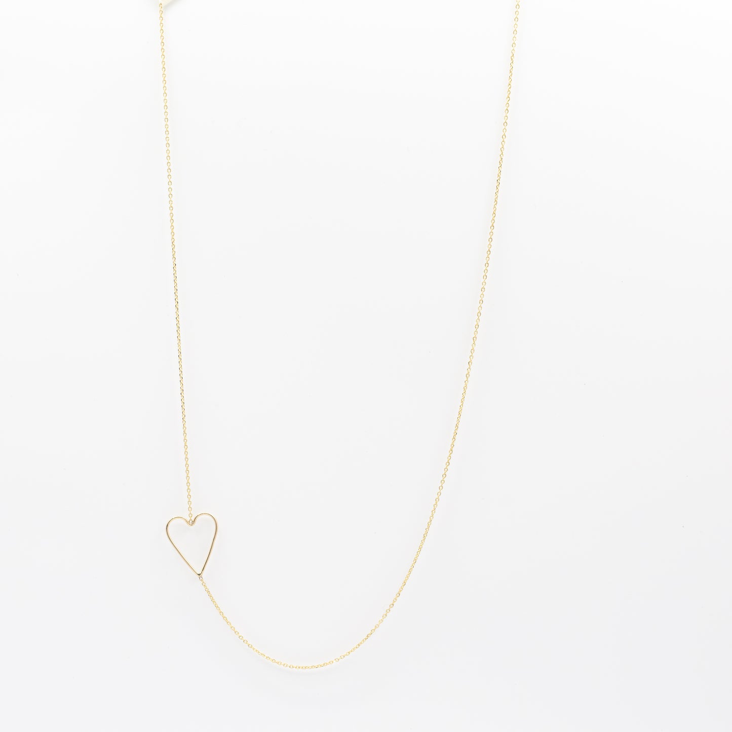 Sweet Sideways Heart Necklace