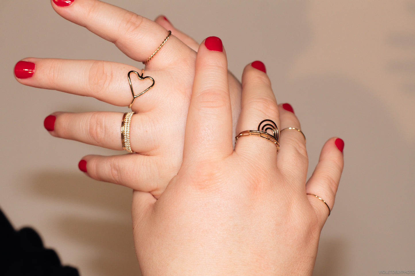 Slim Paperclip Ring