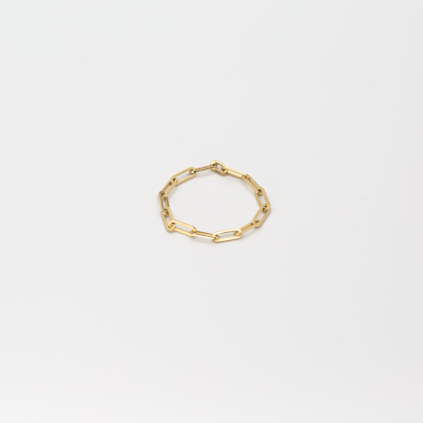 Slim Paperclip Ring