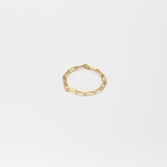 Slim Paperclip Ring