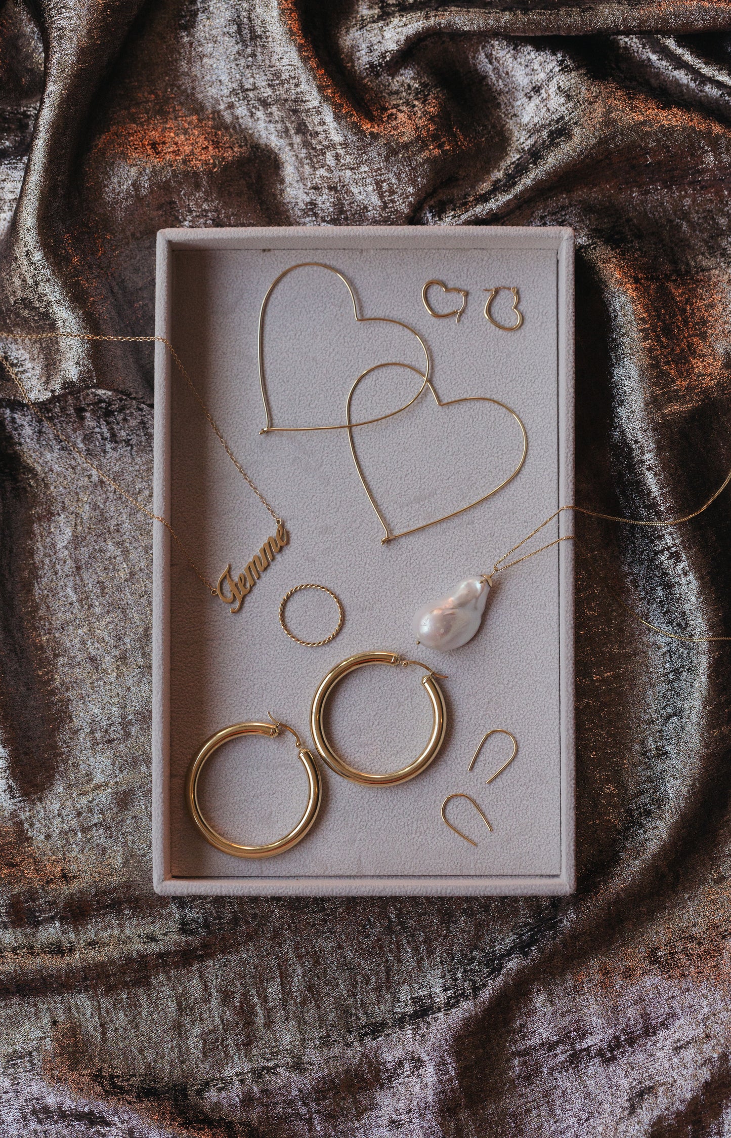 XXL Heart Hoops